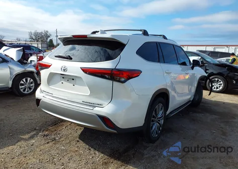 2021 Toyota Highlander Platinum из США, поврежденный, VIN 5TDFZRBH6MS099577
